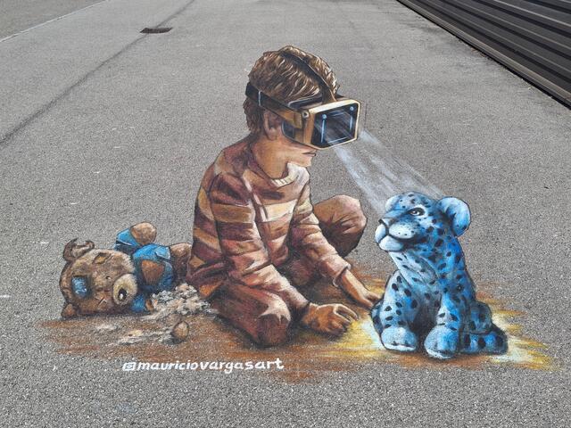 Nachher / Fertiges 3D Kunstwerk 