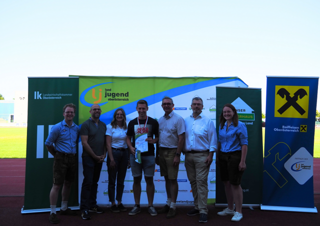 Simon Schröder aus Wels-Land sicherte sich den Sieg bei den Leichtathleten der Burschen Ü18. | Foto: Landjugend Oberösterreich