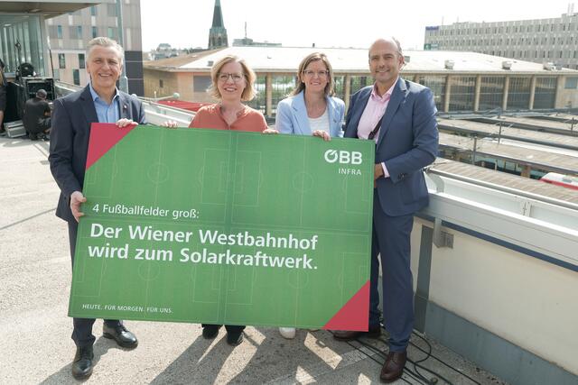 Der Strom soll direkt für die Versorgung des Westbahnhofes und aller dort befindlichen Geschäfte und Büros verwendet werden. | Foto: Max Spitzauer/MeinBezirk