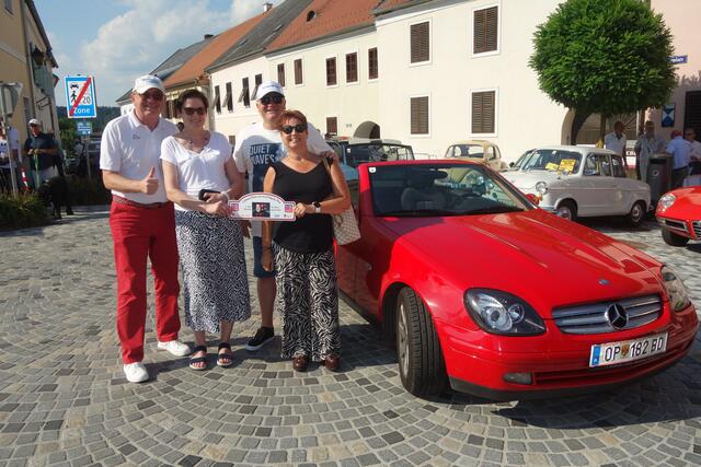Werner und Karla Schöll, Horst und Bibiana Sauer.
 | Foto: Werner Schöll