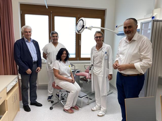 Das Team in Oberpullendorf ist auf den Kinderwunsch spezialisiert. Die neuen Ambulanzräume sind ansprechend gestaltet. | Foto: Gesa Buzanich