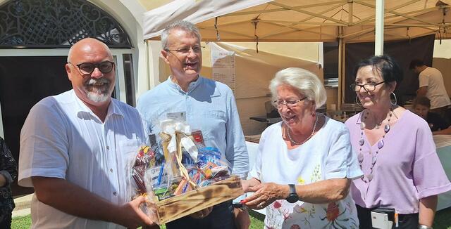 Gerald Grebenjak, Zoltan Papp, Annemarie Gril, Johanna Krivograd (von links)