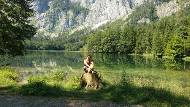 Eine kleine Rast und die Landschaft genießen.
