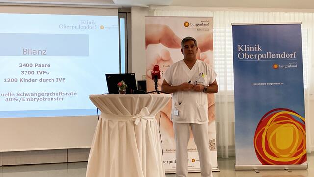 Prof. Dr. Kazem Nouri, neuer Leiter Institut
Kinderwunsch Burgenland