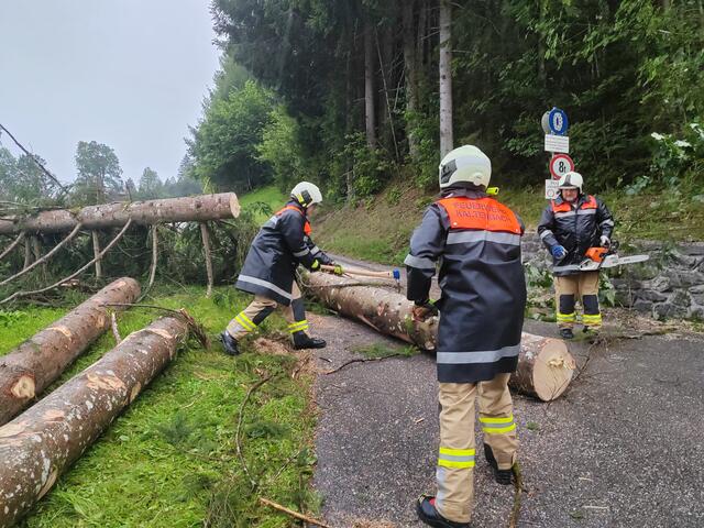 Die Einsatzkräfte der Freiwilligen Feuerwehren stand neuerlich im Dauereinsatz. | Foto: zoom.tirol