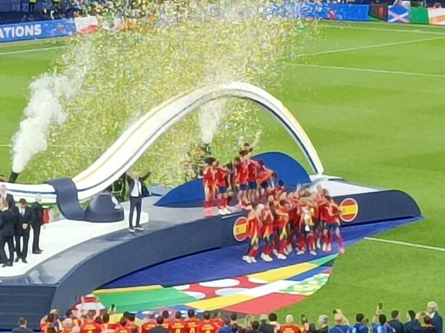 Der siegreiche Europameister Spanien 🇪🇸🇪🇸🇪🇸 | Foto: Werner Achs