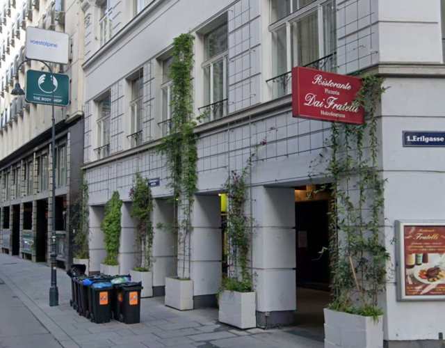 Laut dem Alpenländischen Kreditorenverband (AKV) wurde über das Vermögen des italienischen Restaurants "Dai Fratelli" am Handelsgericht Wien ein Konkursverfahren eröffnet.  | Foto: Screenshot Google Maps