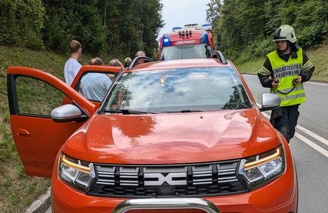 Feuerwehr und Rettung waren im Einsatz. | Foto: Stadtfeuerwehr Oberwart