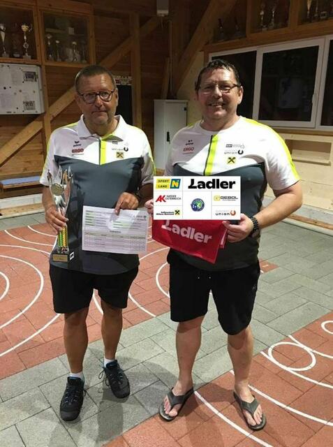 Andreas Haselgrübler und Peter Hager. | Foto: ESV Wang