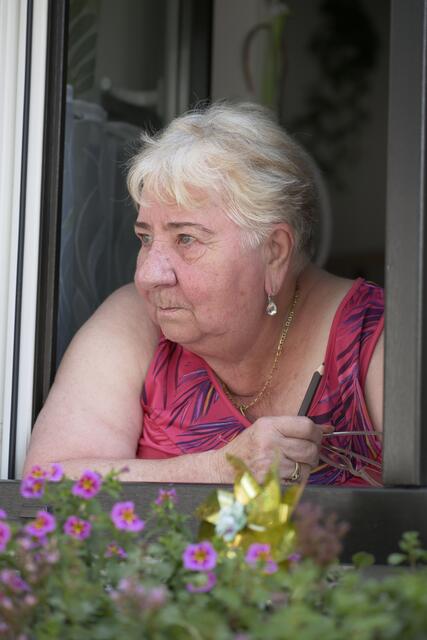 Anrainerin Gertrude Bindhofer.