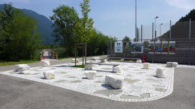 Dar Naturmosaikplatz wurde im Bereich der Freizeitanlage Kellerberg angelegt. | Foto: Umweltbüro Weißenstein