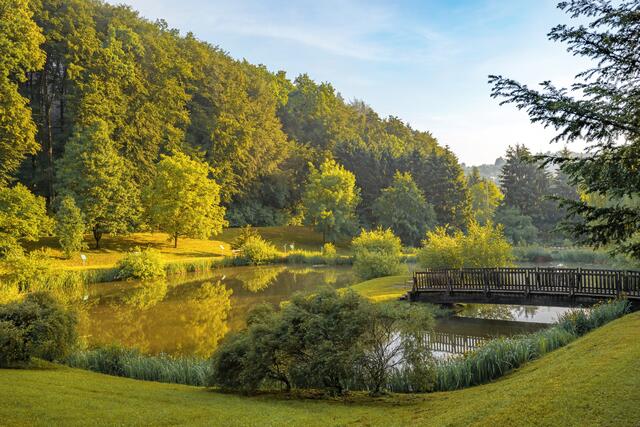 Ein kleines Paradies, die Naturteichanlage. | Foto: Gerald Lang Photography