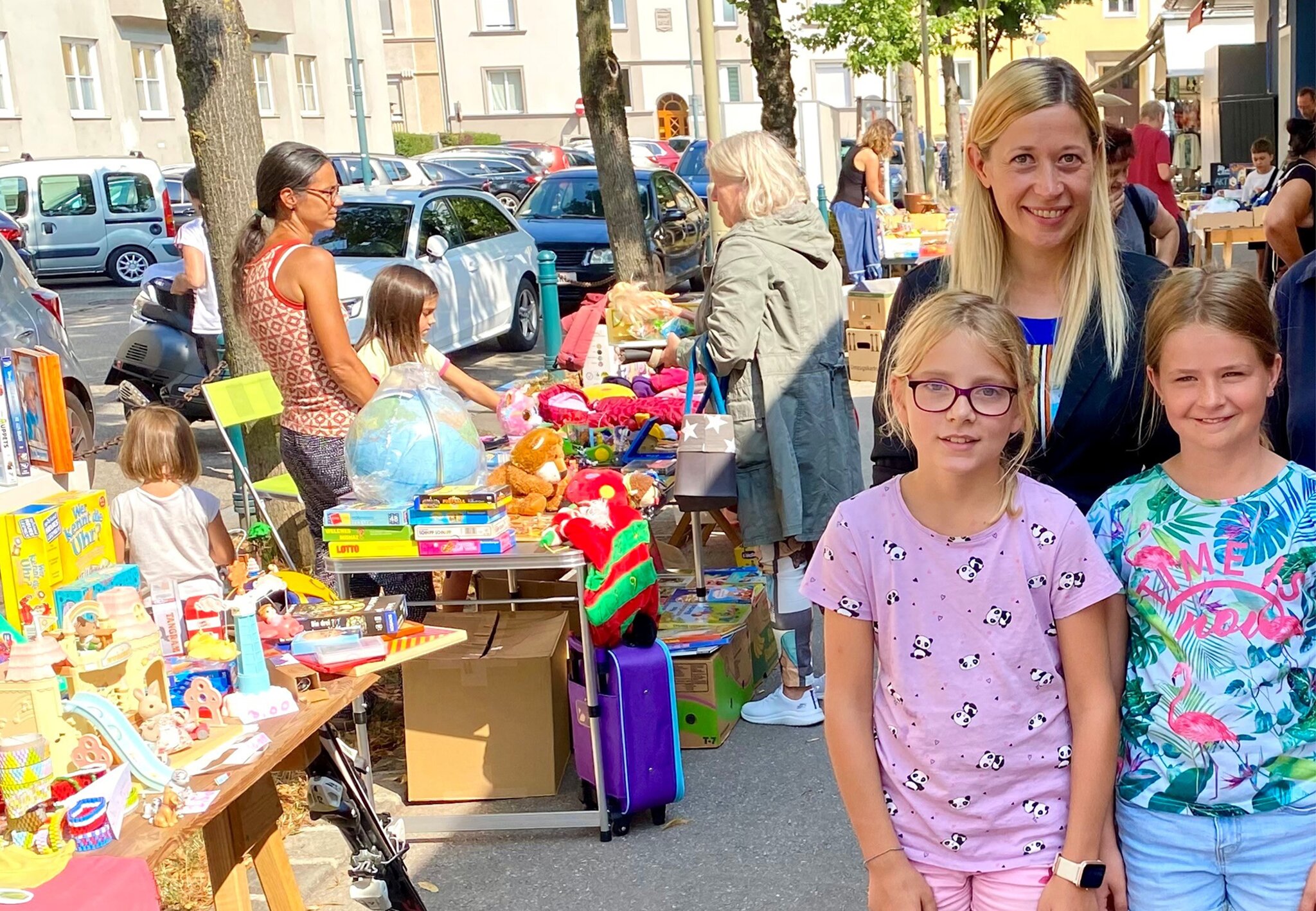 Ferienprogramm KinderSachenFlohmarkt auf dem Südbahnhofmarkt Linz