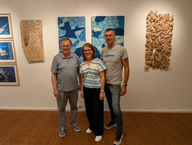 Franz Pumberger , Obfrau Marianne Gogg und Bürgermeister Edi Seib.
 | Foto: Rosenauer