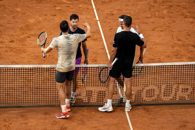 Letzter Doppel-Auftritt und Abschied von Dominic Thiem. | Foto: Alex Scheuber