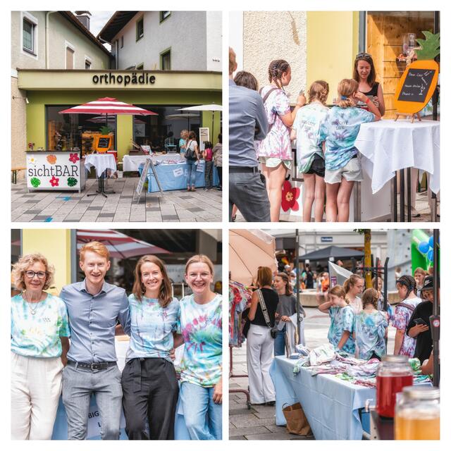 Beim 1. Reuttener Stadtfest wurden auch die Anliegen der Jugend "sichtBAR" gemacht. | Foto: Gem. Reutte