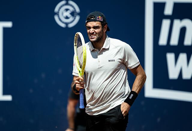 Matteo Berrettini: erneutes Tie Break im Viertelfinale. | Foto: Alex Scheuber