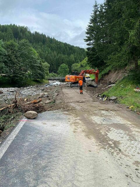 Die Arbeiten laufen auf Hochtouren. | Foto: Land Kärnten/Abteilung 9