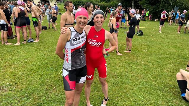 Hermine Wieland und Heidi Kössler von der Tri-Union Lungau. | Foto: Privat/Tri-Union Lungau