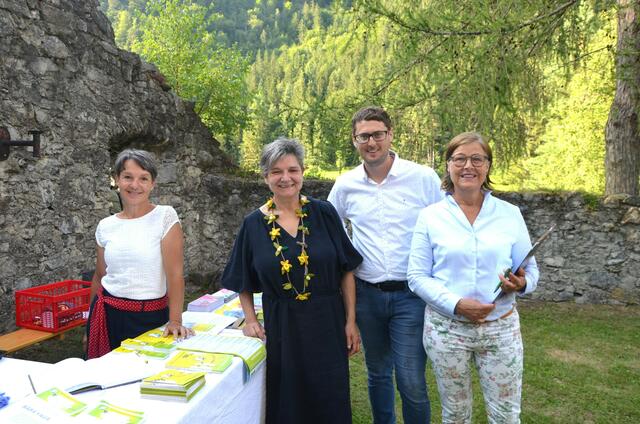Der Verein mit Michaela Tillian, Helga Pöcheim, Marcel Mild und Silke Zöckler
