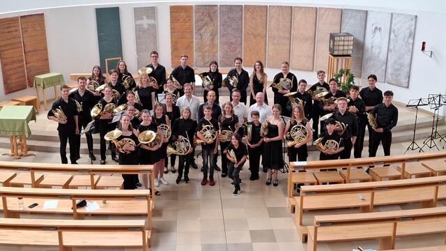 34. Internationale Horntage in Telfs mit fulminantem Abschlusskonzert. | Foto: Großlercher