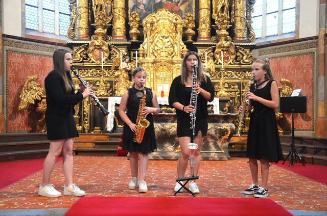 "Clarisax":  Emma Luisa Ampfentaler, Hannah Pußnig,  Elena Noisternig und Emma Luisa Ampfenthaler