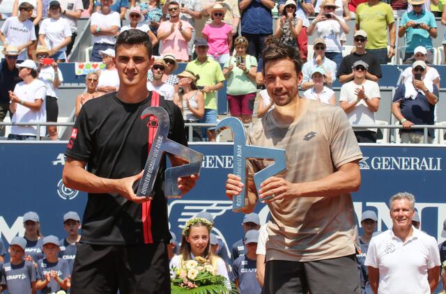 Schon vor dem Turniertriumph sorgten Alexander Erler (links) und Andreas Mies für Begeisterungsstürme beim Publikum
