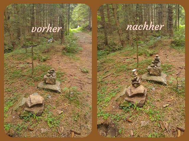 Vorher-Nachherfoto