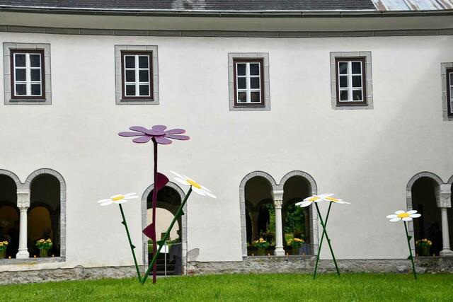 Gert Reisingers Blumen im Garten des Kreuzganges | Foto: kk