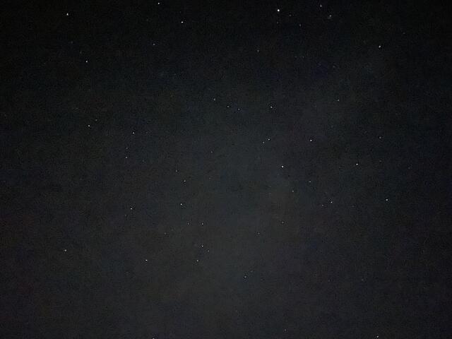 Keine einzige Wolke versperrte den Blick auf den Sternenhimmel
