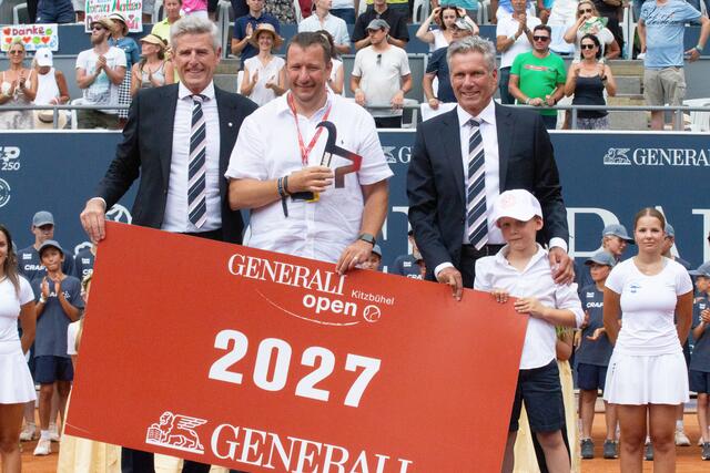 Vergragsverlängerung: Zumindest bis 2027 bleibt Generali in Kitzbühel als Hauptsponsor im Boot