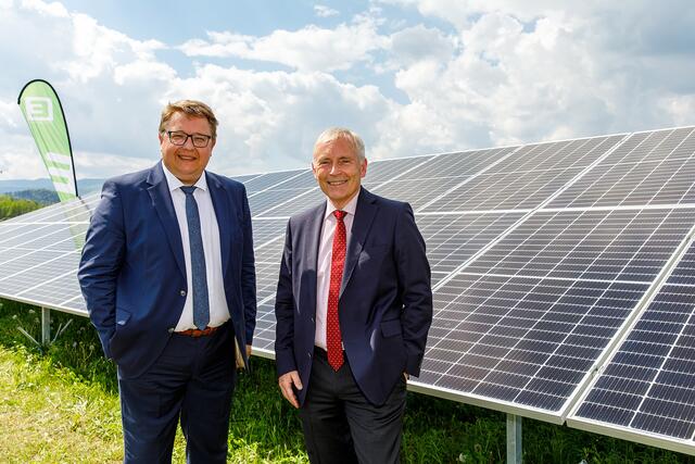 Christian Purrer (re.) und Martin Graf (li.), die Vorstände der Energie Steiermark. | Foto: Energie Steiermark