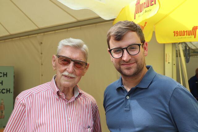 Bgm. a.D. Helmut Adam und GR Stephan Scheifinger | Foto: Edith Ertl