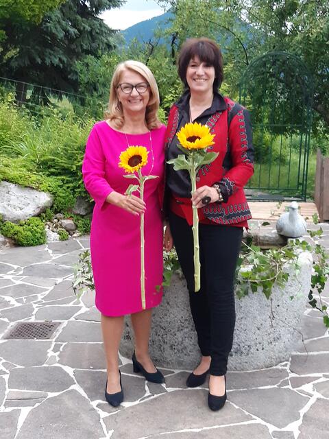 vlnr Elfi Bernegger und Veronika Kunze | Foto: Lionsclub Kirchdorf Ambra