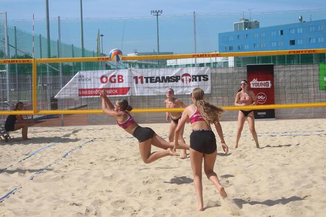 Verteidigung Lea Oberkofler (2) | Foto: Volleyboi Zell am See