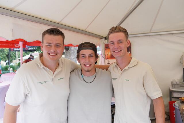 Matthias Wagner, Julian Brenner und David Kaghofer.