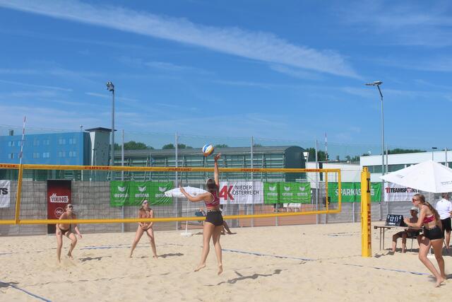 Angriff Lea Oberkofler | Foto: Volleyboi Zell am See