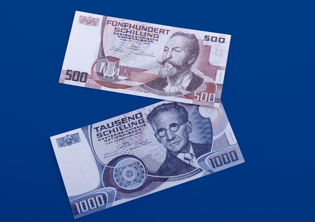 Erwin Schrödinger war einst 1.000 Schilling "wert. | Foto: ÖNB