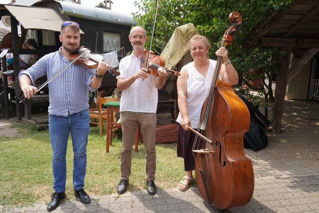 Musiker aus Mosonmagyarova | Foto: Andrea Glatzer
