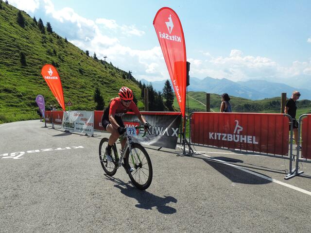 Beim Rennen aufs Kitzbühler Horn sicherte sich Julia Sörgel mit einer Topleistung Platz 4. | Foto: SV-Kitzsport