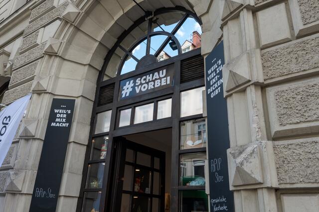 Im Rahmen des EU-Projektes "NiCE- From Niche to Centre" wurde die Zwischennutzung mit der Abteilung für Wirtschafts- und Tourismusentwicklung ermöglicht. | Foto: Stadt Graz