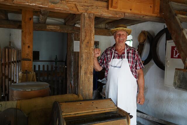 Ein Müller in der Mühle | Foto: Andrea Glatzer