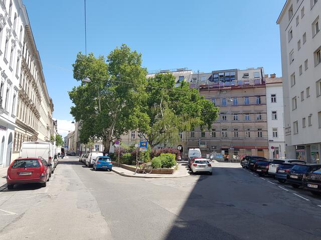 Der Czerninplatz soll im Zuge der Umbauarbeiten der Praterstraße ebenfalls umgestaltet werden. | Foto: BV2