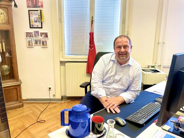 Von Praterstraße bis Linie 18: der Bezirkschef Alexander Nikolai (SPÖ) im Interview mit MeinBezirk. | Foto: Marlene Graupner/MeinBezirk