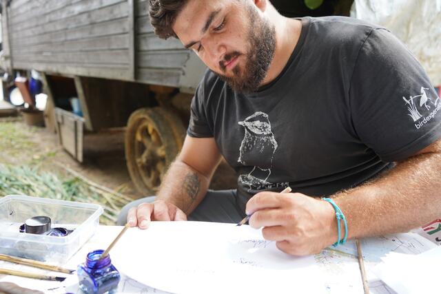 Das Schreiben mit Schilfrohr-Kielen war früher gang und gäbe | Foto: Andrea Glatzer