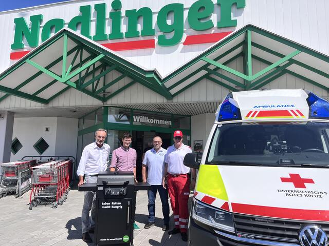 Josef Kronister, Felix Jöchl, Markus Meier, Marco Willinger | Foto: ÖRK/Monika Pfeffer