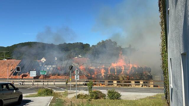 Großbrand in Sittendorf. | Foto: DOKU NÖ