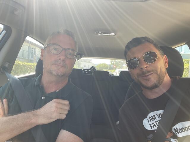 Inspektionsfahrt: meinbezirk mit Stadtamtsdirektor Gernot Zottl auf Achse.