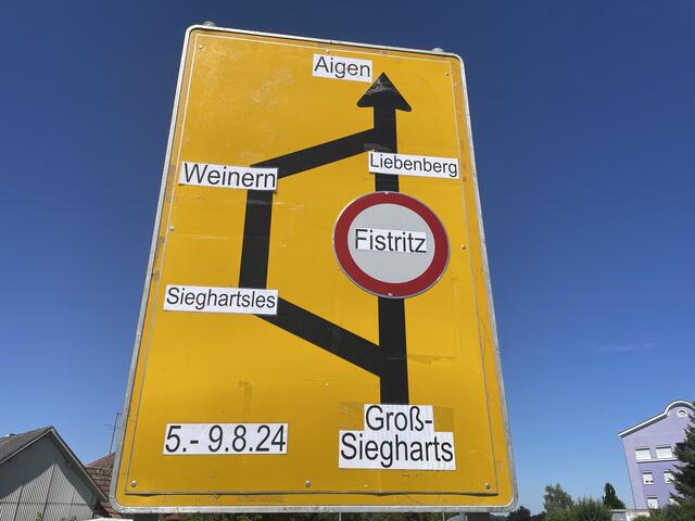 Eine Umleitung ist eingerichtet | Foto: Daniel Schmidt