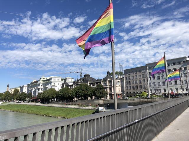 Die Stadt Salzburg steht von 30. August bis 8. September ganz im Zeichen des "Pride Festivals" | Foto: Archivfoto: Lisa Gold
